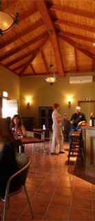 Wine tasting in the Chardonnay Room in Wild Cattle Creek Vineyard